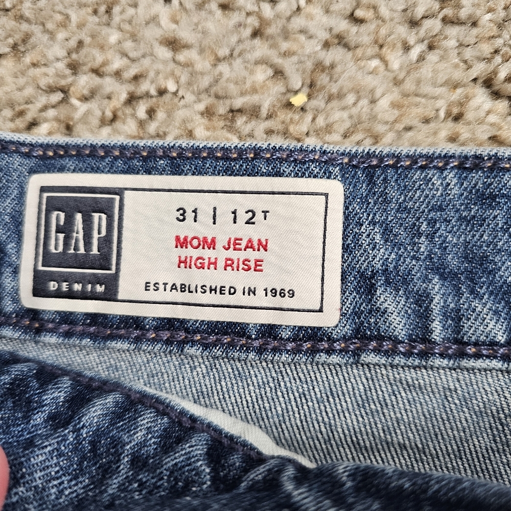 GAP Women's High Rise Jeans - Blue - Picture 4 of 5